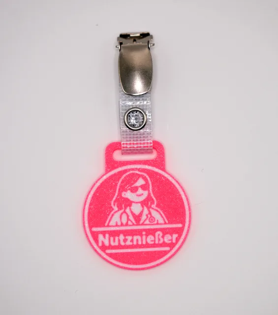 Nutznießer Ausweis-Clip rund – Ärztin