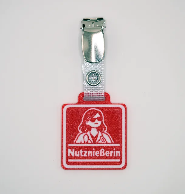 Nutznießerin Ausweis-Clip – Ärztin