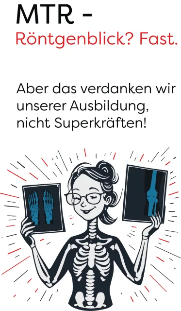 MTR „Röntgenblick? Fast.“ Sticker – wahlweise männliches oder weibliches Motiv