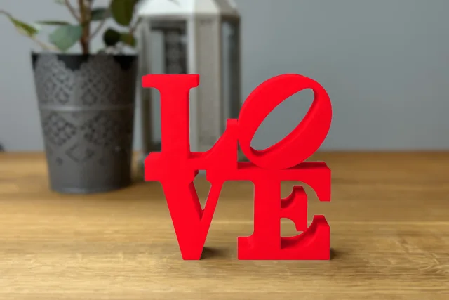 Stilvolle Deko-Schrift als Love für Ihr Zuhause oder als Geschenk für die Lieben.