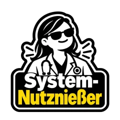 „System-Nutznießer – Ärztin“ Sticker
