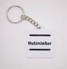 Nutznießer Schlüsselanhänger – schlicht
